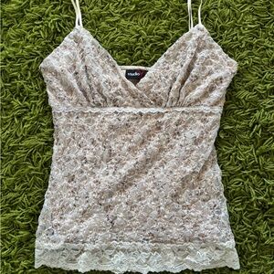 Studio Y Women's Lace Camisole - Cream